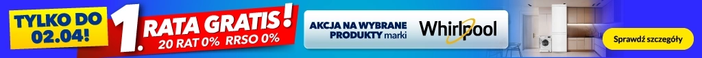 AGD - Whirlpool -1 rata gratis 0325 - baner główny belka 1024x85